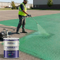 Peinture Teintée pour Pavés en Béton Perméable, Résine Époxy Résistante aux Chocs, Revêtement de Sol Époxy pour Surfaces Routières - Offre Spéciale