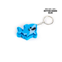 Nouveau porte-clés tendance en PLA imprimé en 3D sur le thème des animaux, jouet anti-stress à clic, bouton de décompression personnalisé