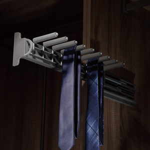 Guardaroba estraibile montato in alto appendiabiti appendiabiti per pantaloni - Product Image 4