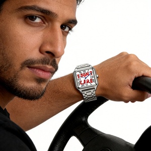 Reloj de Cuarzo para Hombre, Moderno y a la Moda, Reloj IDONT CARE, Resistente al Agua 3ATM, Reloj Digital Romano para Hombre - Product Image 5