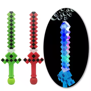 Bán buôn Led âm nhạc bong bóng Thanh Kiếm đồ chơi với Bong Bóng lỏng PVC pixel lightsaber cho trẻ em ngoài trời đồ chơi - Product Image 1