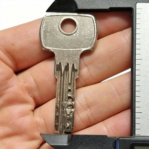 Solid Brass Rectangular Door Lock Cylinder with <strong>Custom</strong> <strong>Key</strong> - Product Image 1
