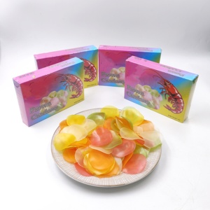 Cracker di gamberi Snack caldi di alta qualità <span class=keywords><strong>cibo</strong></span> colorato confezionato - Product Image 1