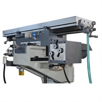 Machine de fraisage et de perçage robuste WELLON ZX6350D, tête verticale, broche horizontale, montage d'outils conique ISO 40, haute précision