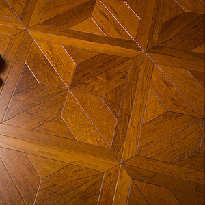 Parquet de Madera de Olmo Multicapa Antirrayas, Estilo Moderno de Mediados de Siglo, Acabado Brillante, Grado CE AB, 18mm 16mm 14mm, para Pisos Residenciales - Product Image 1