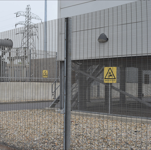 Conception de murs de clôture extérieurs, clôture de sécurité en acier galvanisé, panneaux de clôture en aluminium, panneaux de clôture anti-escalade 358 - Product Image 3