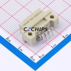 9001-35081C00A DIN41612 Connector Bent Lead Through Hole,P=2.54mm Connector 8P 2 2.54mm Right Angle Insert - Product Image 2