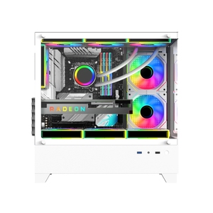 Nueva tendencia de JNP al por mayor, sistema de refrigeración de agua de vidrio templado, carcasa de fuente de alimentación, funda para ordenador gamer - Product Image 5