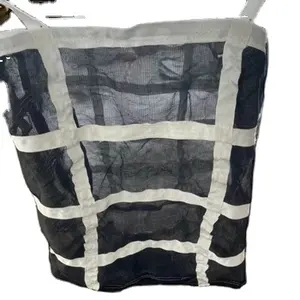 Cheap price 1ton onion firewood leno mesh bags with logo and drawstring