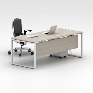 Escritorio de Oficina Elegante a Precio de Fábrica, Muebles de Oficina Ejecutivos Modernos, Mesa de Oficina de MDF - Product Image 1