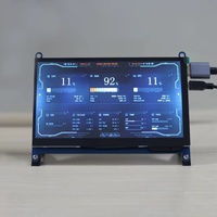 Pantalla Táctil Capacitiva IPS de 7 Pulgadas para Raspberry Pi 3B+/4B