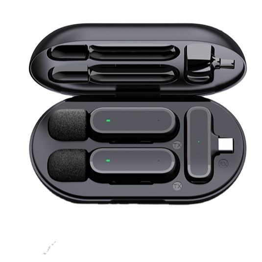 K61 Professional Portable Lightweight Omni-directional Wireless Lavalier Microphone Isolation Shield for Conference Phone Calls