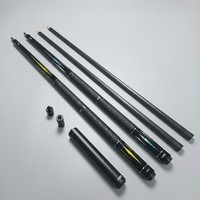 Grosir YFEN 58 Inch 11.5mm Tongkat Biliar Serat Karbon Sambungan 3/8x8 MOQ Rendah Logo Kustom Langsung dari Pabrik Harga Murah