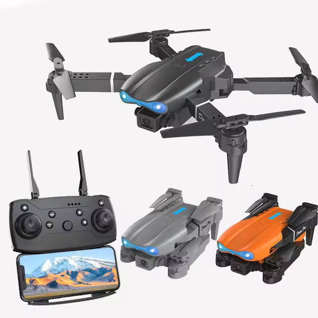 EPT Toys Rc Drone Toy 2.4G 360 Remote Control Folding Dual Camera 480P Aircraft Drones Mini Plane with Storage Bag