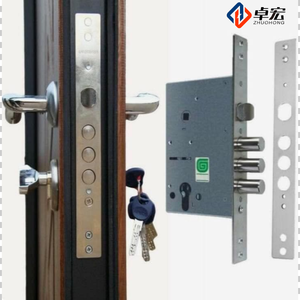 방탄 기능이 있는 터키산 이중 강철 고보안 외부 현관문 (카메라 포함) - Product Image 4