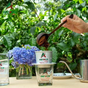 Mélange de café moulu (goutte à goutte)-250g 85% Robusta 15% Arabica torréfaction moyenne haute qualité OEM/ODM personnalisation vente en gros - Product Image 6