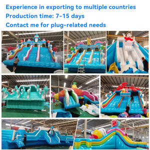 Parc aquatique <span class=keywords><strong>gonflable</strong></span> en PVC, aire de jeux pour enfants d'été, activités de jeux aquatiques, château <span class=keywords><strong>gonflable</strong></span>, toboggan aquatique, grande piscine extérieure - Product Image 2
