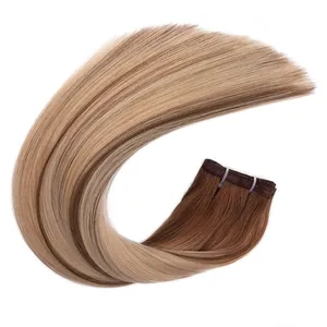 200g di fasci di capelli cuciti a macchina Super doppia 100% extension di capelli umani Remy rastri India brasiliana