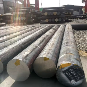 Suministro de fábrica Alta calidad ASTM 1035 1045 1050 S45c Q195 Q215 Q235 Q275 Q345 H13 Dia 10mm 12mm Barra de acero al carbono redonda - Product Image 4