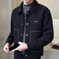 Veste décontractée pour hommes Senior Sense pour automne hiver grande taille nouvelle marque de mode pour hommes beau manteau à revers