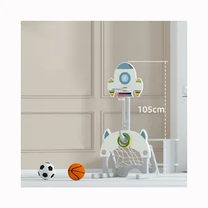 Crianças brinquedos esportes indoor mini basquete hoop rack plástico bebê basquete hoop stand