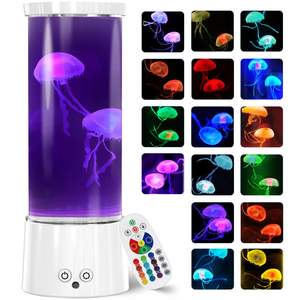 J & R Venta caliente <span class=keywords><strong>LED</strong></span> colorido medusas lámpara ABS para <span class=keywords><strong>Amazon</strong></span> exclusivo hogar Decoración Festival lámpara creativa atmósfera lámpara - Product Image 2