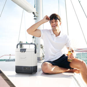 Alpicool kulkas mobil <span class=keywords><strong>Mini</strong></span>, kotak pendingin mobil portabel dapat diisi ulang baterai kulkas tenaga surya 12v - Product Image 3