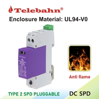 Dispositif de protection contre les surtensions DC SPD Telebahn Factory Outlet 5V/12V/24V/48V/110V/220V, logo personnalisé, vente en gros