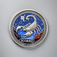 Pièce de monnaie commémorative personnalisée à livraison rapide, plaquée or poli, souvenir, pièce de défi creuse avec design moulé sous pression 3D