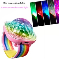Vente chaude Nouveau bracelet bleu clair elfe lumières de scène disco fête Lumière Disco ktv Bar flash coloré commande vocale
