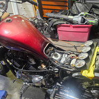 Kit d'outils de synchronisation de carburateur à 4 cylindres avec jauge à vide pour la réglage du moteur de moto