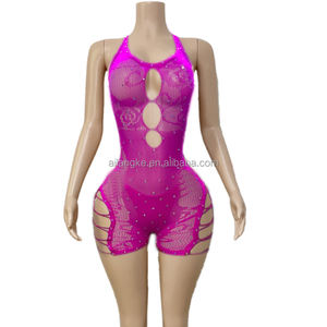 Groothandel op maat gemaakte Amerikaanse muziek carnavalskostuums rave outfits hete meiden exotische danskleding - Product Image 4