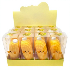 Cute Corn Squeeze Fidget Toy TPR <b>Stress</b> <b>Ball</b> Slow Rebound Sensory Squishy Toy with Fun Sound for Teens - Product Image 4
