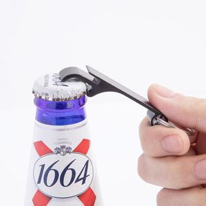 Ouvre-bouteille en métal miniature portable personnalisé avec logo, porte-clés en aluminium, ouvre-bouteille pour bière - Product Image 4