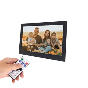 Voors Hd Display Slimme Digitale Fotolijst 12 Inch Sd-kaart Usb Elektronische Fotolijst 1080P Video Muziek kalender Klok