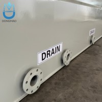 Station d'épuration des eaux usées avancée et préfabriquée avec contrôle PLC, pompes et moteurs pour le recyclage des eaux usées marines et de stations balnéaires