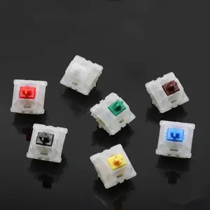 Interruttore GATERON SMD per tastiera meccanica RGB 5pin Linear Click tastiera meccanica da gioco silenziosa tattile interruttori SMD GATERON