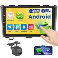Autoestéreo Android de 10 Pulgadas con CarPlay y Navegación GPS para Coche con Bluetooth y WiFi, Reproductor Multimedia Universal para Tablero, Unidad Principal Android