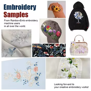 Máquina de bordado plano Digital de un solo cabezal, operación Manual, 9-15 agujas, Motor de núcleo de 1200 Rpm, multifuncional para camisetas, sombreros - Product Image 3