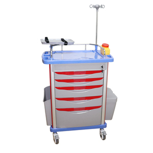 Carro de Emergencia y Carro de Cirugía <span class=keywords><strong>ABS</strong></span> para Hospital, para Quirófano y UCI, Equipo de Atención al Paciente - Product Image 3