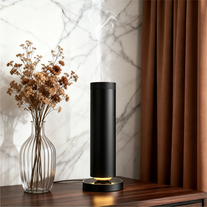 Difusor de Aromas de Lujo de Aluminio, sin Agua, con Alimentación USB, Iluminación LED, Recargable, Control por Aplicación, Capacidad de 51-100 ml, para Hogar y Hotel - Product Image 2