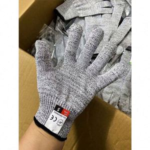 Men and Women's Cut-Resistant PE Kitchen <b>Gloves</b> Anti-Slip Garden Protective Gear for Working - Product Image 4