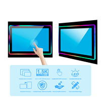 Écran tactile PCAP 22 pouces 16:9 Full HD 1920x1080 avec cadre lumineux pour borne d'arcade et kiosque en libre-service