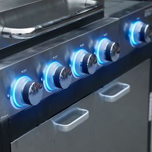 2026 New Customized Modern Style Outdoor Commercial Kitchen Cabinet Freestanding Gas <strong>BBQ</strong> Grill Cabinet - Product Image 5