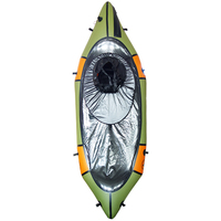 Bateau gonflable de canoë d'eau blanche de tissu de TPU de Packraft à vendre