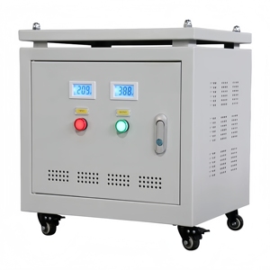 Transformador de aislamiento trifásico de potencia de alta frecuencia OEM 220V Entrada 380V Capacidades de salida 50KVA 150KVA Bobina Flyback Topología - Product Image 1