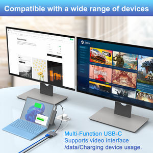 Nuevo Adaptador HDMI 4K con Puerto USB 3.0, Lector de Tarjetas, Carga PD de 100W, Convertidor, Estación de Acoplamiento Combinada para <span class=keywords><strong>Surface</strong></span> <span class=keywords><strong>Pro</strong></span> <span class=keywords><strong>8</strong></span> - Product Image 5