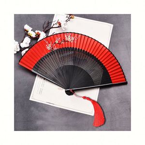 Abanico Plegable Grande de Estilo Antiguo, Personalizado con Impresión, de Bambú Ecológico para Regalos Promocionales, Modelo con Diseño - Product Image 2