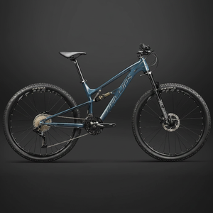 Vélo de montagne à suspension souple Philip, cadre en alliage d'aluminium, freins à disque hydrauliques, double suspension, vitesses 33/30 disponibles - Product Image 6