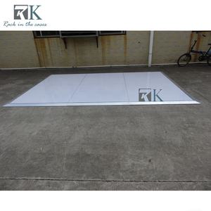 Planchers modulaires pour décoration de mariage, plateforme de danse blanche haute brillance - Product Image 6
